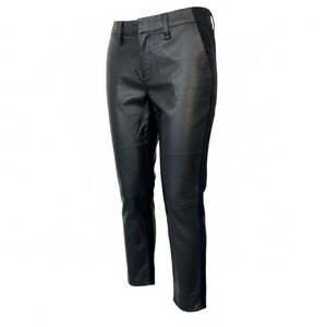 Rag & Bone trousers, leather and cotton. Front is lambskin and back is cotton